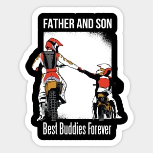 Father and Son, Best Buddies Forever Sticker